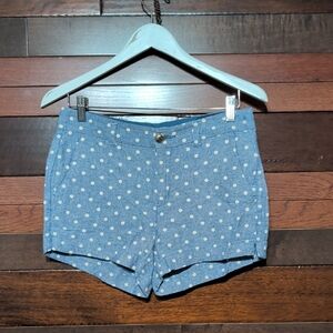 Old Navy Blue Polka Dot Women's Jean Shorts